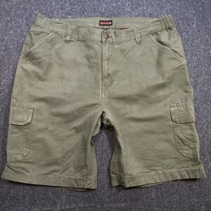Wolverine Slash Pockets Workwear Outdoor Gear Green Cargo Shorts Men's Sz 38